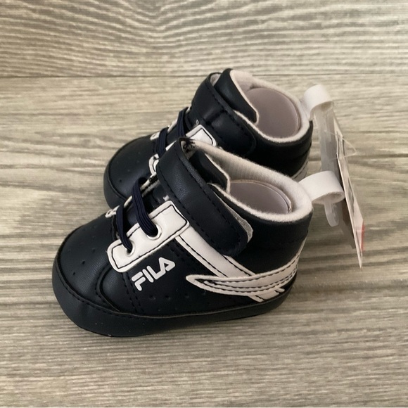 FILA Baby Dark Blue Sneakers 9-12 Months - Picture 5 of 8